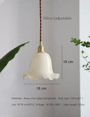GobekUsa Glass LED Pendant Lamp: Minimalist European Style, Retro Design, Luxury Brass Finish