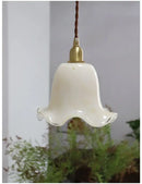 GobekUsa Glass LED Pendant Lamp: Minimalist European Style, Retro Design, Luxury Brass Finish