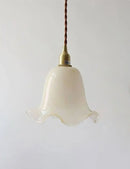GobekUsa Glass LED Pendant Lamp: Minimalist European Style, Retro Design, Luxury Brass Finish
