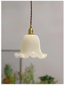 GobekUsa Glass LED Pendant Lamp: Minimalist European Style, Retro Design, Luxury Brass Finish