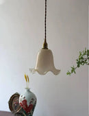 GobekUsa Glass LED Pendant Lamp: Minimalist European Style, Retro Design, Luxury Brass Finish