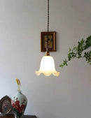 GobekUsa Glass LED Pendant Lamp: Minimalist European Style, Retro Design, Luxury Brass Finish