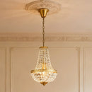 Retro Crystal Iron Pendant Light