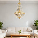 Retro Crystal Iron Pendant Light