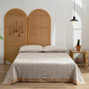 GobekUsa Cotton Throw Blanket - Retro Chinese Style Quilt & Sofa Cover