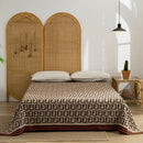 GobekUsa Cotton Throw Blanket - Retro Chinese Style Quilt & Sofa Cover