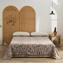 GobekUsa Cotton Throw Blanket - Retro Chinese Style Quilt & Sofa Cover
