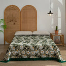 GobekUsa Cotton Throw Blanket - Retro Chinese Style Quilt & Sofa Cover