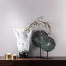 GobekUsa Geometric Totem Resin Statue | Chinese Retro Home Decor Accessory