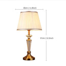 GobekUsa Crystal Floor Lamp: European Retro Table Lamp for Home Décor, Living Room, Bedroom
