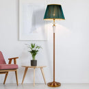 GobekUsa Crystal Floor Lamp: European Retro Table Lamp for Home Décor, Living Room, Bedroom