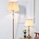 GobekUsa Crystal Floor Lamp: European Retro Table Lamp for Home Décor, Living Room, Bedroom