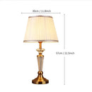 GobekUsa Crystal Floor Lamp - European Retro Living Room & Bedroom Stand Light