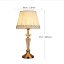 GobekUsa Crystal Floor Lamp - European Retro Living Room & Bedroom Stand Light