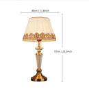 GobekUsa Crystal Floor Lamp - European Retro Living Room & Bedroom Stand Light
