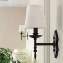 GobekUsa Iron Wall Lamp: Retro European Living Room Bedroom Sconce Light