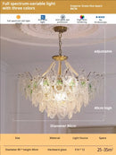 GobekUsa Glass Dining Room Chandelier: Retro French Style for Living & Master Bedroom