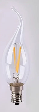 Retro frosted e14 led candle bulb for dining room chandeliers by Decorbites