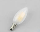Retro frosted e14 led candle bulb for dining room chandeliers by Decorbites