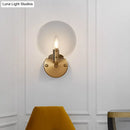 GobekUsa Blue Retro Flake Glass Sconce Light - Gold Right Angled Arm - Wall Lighting Fixture