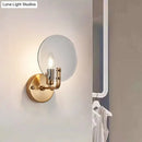GobekUsa Blue Retro Flake Glass Sconce Light - Gold Right Angled Arm - Wall Lighting Fixture