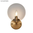 GobekUsa Blue Retro Flake Glass Sconce Light - Gold Right Angled Arm - Wall Lighting Fixture