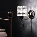 GobekUsa Crystal Wall Sconce: Retro Luxury for Living Room, Balcony, or Aisle Lighting