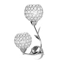 GobekUsa Crystal Wall Sconce: Retro Luxury for Living Room, Balcony, or Aisle Lighting