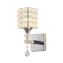 GobekUsa Crystal Wall Sconce: Retro Luxury for Living Room, Balcony, or Aisle Lighting