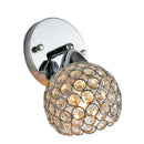 GobekUsa Crystal Wall Sconce: Retro Luxury for Living Room, Balcony, or Aisle Lighting