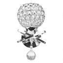 GobekUsa Crystal Wall Sconce: Retro Luxury for Living Room, Balcony, or Aisle Lighting
