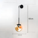 GobekUsa Glass Ball Wall Lamp - Nordic Retro LED Lighting Fixture