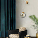 GobekUsa Glass Ball Wall Lamp - Nordic Retro LED Lighting Fixture