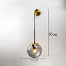 GobekUsa Glass Ball Wall Lamp - Nordic Retro LED Lighting Fixture