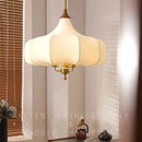 GobekUsa Gold Lustre Retro Medieval Fabric Pendant Lights for Home Decor