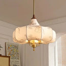 GobekUsa Gold Lustre Retro Medieval Fabric Pendant Lights for Home Decor