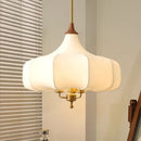 GobekUsa Gold Lustre Retro Medieval Fabric Pendant Lights for Home Decor