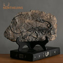 GobekUsa Dinosaur Fossil Figurine: Retro Resin Animal Statue for Home Décor & Gifts