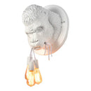 GobekUsa Gorilla Resin Wall Lamp: Modern Retro Animal LED Home Decor Bedside Lighting