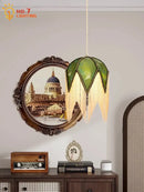 GobekUsa Copper Tassel Pendant Lights LED E27 Retro Luxury Hanging Lamp for Home Decor