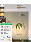 GobekUsa Copper Tassel Pendant Lights LED E27 Retro Luxury Hanging Lamp for Home Decor