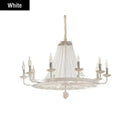 GobekUsa Crystal Chandelier: Retro Industrial Lighting for Living Room, Dinning Room Decor