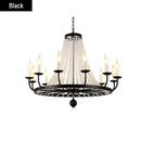 GobekUsa Crystal Chandelier: Retro Industrial Lighting for Living Room, Dinning Room Decor