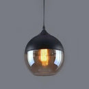 GobekUsa 1 Light Pendant Lighting Retro Industrial Style Glass Pendant Ceiling Lights for Restaurant