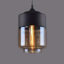 GobekUsa 1 Light Pendant Lighting Retro Industrial Style Glass Pendant Ceiling Lights for Restaurant