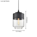 GobekUsa 1 Light Pendant Lighting Retro Industrial Style Glass Pendant Ceiling Lights for Restaurant