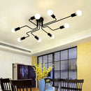 GobekUsa Retro Industrial Wrought Iron Ceiling Light