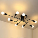 GobekUsa Retro Industrial Wrought Iron Ceiling Light