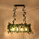 GobekUsa Black Retro Metal Pendant Light - Industrial Hanging Island Fixture
