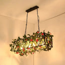 GobekUsa Black Retro Metal Pendant Light - Industrial Hanging Island Fixture
